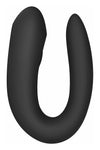 Vibrator pentru cuplu U-shape Satisfyer Double Joy cu 10 moduri de vibratii, 2 motoare si aplicatie smart, incarcare USB, negru ErosVita