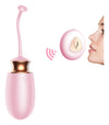 Ou vibrator Jaiko Love Egg functie de incalzire, control vocal, telecomanda wireless si incarcare USB, silicon medicinal, roz