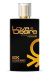 Parfum natural cu feromoni Love & Desire Premium, pentru barbati, 100 ml SOLLUXE® Every box holds joy-unbox it!