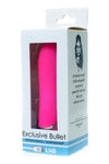 Mini Vibrator Exclusive Bullet cu 10 moduri de vibratii si incarcare USB, 9 cm, roz SOLLUXE® Every box holds joy-unbox it!