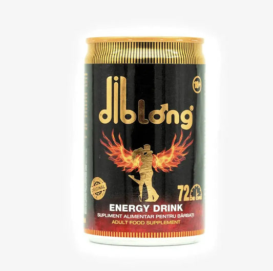 DIBLONG Energizant afrodisiac premium concentrat, ENERGY DRINK, pentru potenta, erectie, anti ejaculare precoce si cresterea libidoului barbatilor, 100% natural, 150 ml -