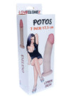 Dildo realistic POTOS LOVECLONEX 17.5 cm, flexibil - 21 - 00027