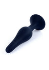 Dop anal din silicon premium Butt Plug Extra Large 15.5 cm, negru - 64 - 00095