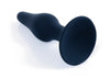 Dop anal din silicon premium Butt Plug Large 12.5 cm, negru - 64 - 00094