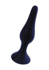 Dop anal din silicon premium Butt Plug Large 12.5 cm, negru - 64 - 00094