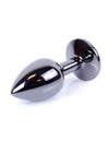 Dop anal Jewellery Dark Silver Butt Plug 7 cm, mov - 64 - 00034