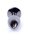 Dop anal Jewellery Dark Silver Butt Plug 7 cm, verde - 64 - 00033