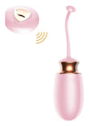Ou vibrator Jaiko Love Egg functie de incalzire, control vocal, telecomanda wireless si incarcare USB, silicon medicinal, roz