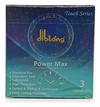 Prezervative DIBLONG Power Max, texturate, lubrifiate, din latex, 52 ± 2 mm, 3 buc