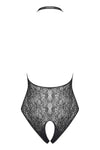 Body Obsessive B113 - lenjerie erotică din dantela fină cu decupaje sexy S-L (one size), negru