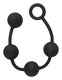 Bile anale Storm din silicon, marime M - lungime 38.5 cm, diametru 4 cm, negru