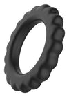 Inel penis pentru erectie prelungita, silicon premium, negru