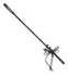 Cravasa pentru jocuri erotice si bondage Ribbon Horse Whip 72 cm, negru