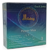 Prezervative DIBLONG Power Max, texturate, lubrifiate, din latex, 52 ± 2 mm, 3 buc