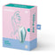 Stimulator clitoris Satisfyer Love Breeze cu suctiune si 11 moduri de vibratii, incarcare USB, silentios, silicon premium, bleu