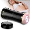Masturbator FOX ultrarealist, cu capat dublu si material CyberSkin, negru SOLLUXE® Every box holds joy-unbox it!