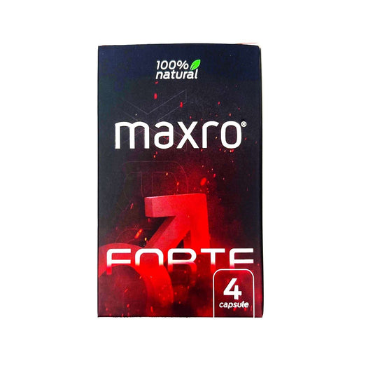 Capsule MAXRO FORTE pentru imbunatatirea performantelor sexuale, cresterea apetitului sexual si erectie, pentru barbati, 4 capsule SOLLUXE Every box holds joy - unbox it!