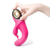 Vibrator Rabbit G-spot Meteor cu 9 moduri de vibratii si incarcare magnetica, flexibil, silentios, silicon premium, roz SOLLUXE® Every box holds joy-unbox it!