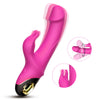 Vibrator Rabbit G-spot Meteor cu 9 moduri de vibratii si incarcare magnetica, flexibil, silentios, silicon premium, roz SOLLUXE® Every box holds joy-unbox it!