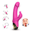Vibrator Rabbit G-spot Meteor cu 9 moduri de vibratii si incarcare magnetica, flexibil, silentios, silicon premium, roz SOLLUXE® Every box holds joy-unbox it!