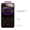 Ou vibrator ABNER cu 12 moduri de vibratii si control prin aplicatie, incarcare USB, silentios, silicon premium, mov Erosvita