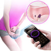 Ou vibrator ABNER cu 12 moduri de vibratii si control prin aplicatie, incarcare USB, silentios, silicon premium, mov Erosvita