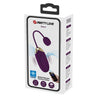 Ou vibrator ABNER cu 12 moduri de vibratii si control prin aplicatie, incarcare USB, silentios, silicon premium, mov Erosvita