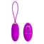 Ou vibrator JOANNA cu 12 moduri de vibratii si telecomanda wireless, incarcare USB, silicon premium, roz