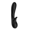 Vibrator punctul G ROMANCE cu stimulator clitoris, 9 moduri de vibratii si incarcare USB, silentios, silicon premium, negru SOLLUXE® Every box holds joy-unbox it!