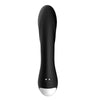 Vibrator punctul G ROMANCE cu stimulator clitoris, 9 moduri de vibratii si incarcare USB, silentios, silicon premium, negru SOLLUXE® Every box holds joy-unbox it!