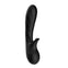 Vibrator punctul G ROMANCE cu stimulator clitoris, 9 moduri de vibratii si incarcare USB, silentios, silicon premium, negru