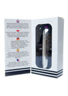 Vibrator clitoris Powerful Bullet cu 20 moduri de vibratii si incarcare USB, 10 cm, argintiu SOLLUXE® Every box holds joy-unbox it!