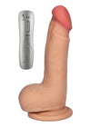 Vibrator realistic ARES LOVECLONEX 15 cm, 7 moduri de vibratii, telecomanda SOLLUXE® Every box holds joy-unbox it!