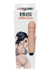 Vibrator realistic EROS LOVECLONEX 20 cm SOLLUXE® Every box holds joy-unbox it!