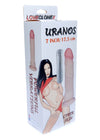 Vibrator realistic URANOS LOVECLONEX 17.5 cm, 7 moduri de vibratii, telecomanda SOLLUXE® Every box holds joy-unbox it!