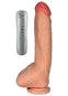 Vibrator realistic ZEUS LOVECLONEX 22.5 cm, 7 moduri de vibratii, telecomanda