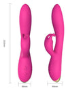 Vibrator Rabbit BONNIE cu 9 moduri de vibratii si incarcare USB, flexibil, silentios, silicon premium, roz SOLLUXE® Every box holds joy-unbox it!