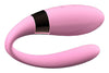 Vibrator pentru cuplu V-Vibe cu 7 moduri de vibratii, telecomanda wireless si incarcare USB, silentios, silicon premium, roz SOLLUXE® Every box holds joy-unbox it!