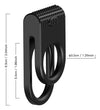 Inel cu vibratii pentru penis si prindere dubla, silentios, mentine erectia si stimuleaza, negru SOLLUXE® Every box holds joy-unbox it!