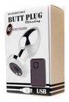 Dop anal cu 10 moduri de vibratii, telecomanda wireless si incarcare USB, silentios, 8.4 cm, argintiu metalic - 22 - 00053