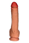 Vibrator realistic ZEUS LOVECLONEX 22.5 cm, 7 moduri de vibratii, telecomanda SOLLUXE® Every box holds joy-unbox it!