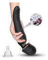 Vibrator Wand Mission cu 9 moduri de vibratii, functie de incalzire si incarcare USB, silentios, negru SOLLUXE® Every box holds joy-unbox it!
