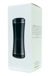 Masturbator FOX ultrarealist, cu capat dublu si material CyberSkin, negru SOLLUXE® Every box holds joy-unbox it!
