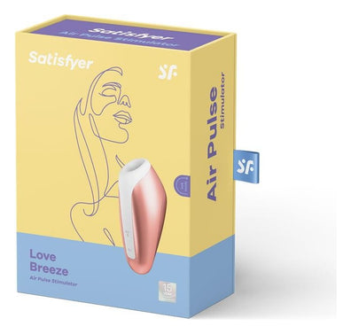 Stimulator clitoris Satisfyer Love Breeze cu suctiune si 11 moduri de vibratii, incarcare USB, silentios, silicon premium, rose gold ErosVita
