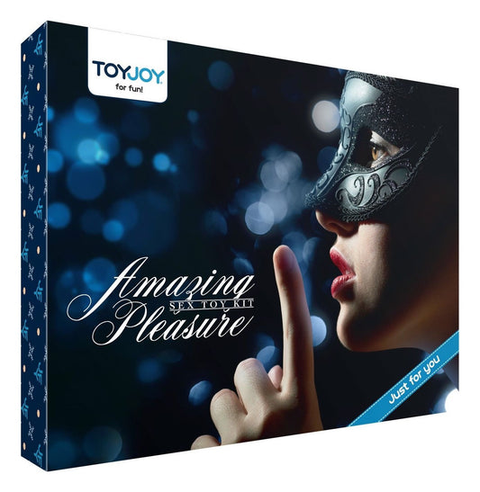 Amazing Pleasure Sex Toy Kit – Set complet BDSM 10 piese bondage, negru