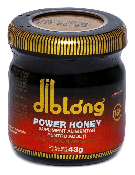 Diblong Miere Power Honey - supliment alimentar pentru adulți cu miere și asocieri de plante care susțin sănătatea sexua
