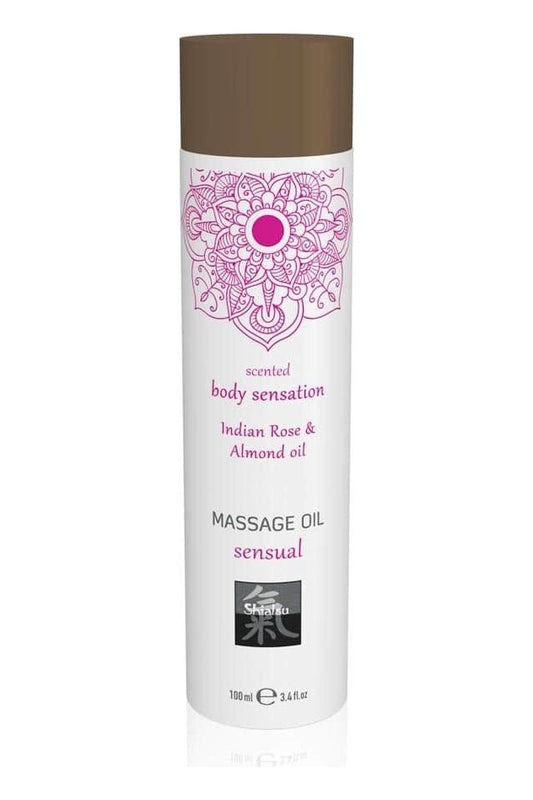 Ulei pentru masaj SHIATSU Sensual cu aroma de trandafir indian si migdale, 100 ml SOLLUXE Every box holds joy - unbox it!