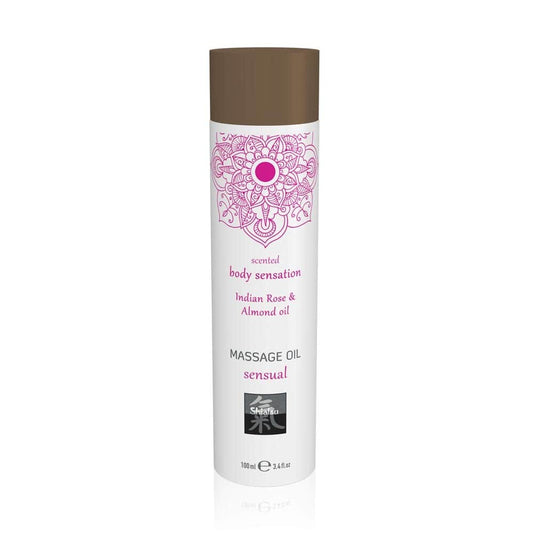 Ulei pentru masaj SHIATSU Sensual cu aroma de trandafir indian si migdale, 100 ml