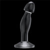 Dildo CRYSTAL 16.5 cm pentru stimulare punctul G si prostata, flexibil, transparent