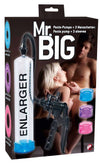 Pompa pentru marire penis 3-Sleeve System Pump Mr. Big cu 3 manşoane, crestere sustinuta si erectie puternica, manuala ErosVita